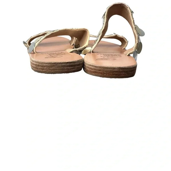 Ancient Greek Sandels Poulia Silver size 40 - Picture 4 of 7